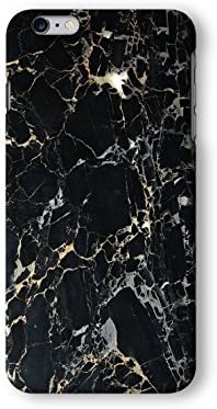 Iphone 6 Plus Case, Black Marble Print 3d-sublimated, Mobile Accessories Marble 04.