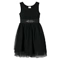 Girls' Xhilaration&reg; Solid Tank Puffy Dress - Black