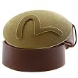 Evisu brown leather belt EVIS1412.
