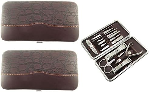 2 Packs 12 Items/pack Professional Vogue Nail Care Personal Manicure & Pedicure Set, Travel & Grooming Kit