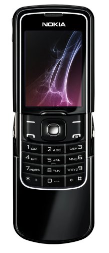 Nokia 8600 Luna Black Phone (Unlocked, U.S. Version) Full Warranty