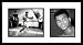 Muhammad Ali Boxing Double Framed Photograph Working the Heavybag and Close Up Portra...