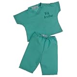 Princess Linens Big Brother Scrubs Lab Green, Size 5