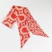 AUTHENTIC COACH OP ART CHEK PONYTAIL SCARF (Vermillion)