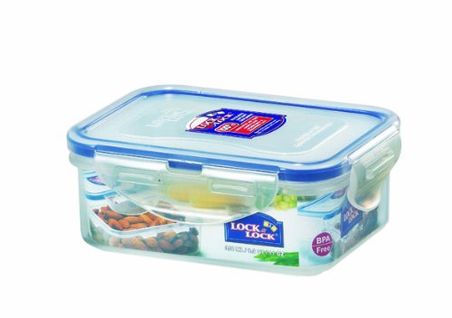 Lock&Lock 11.8-Fluid Ounce Rectangular Food Container, Short, 1-1/2-Cup