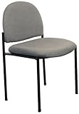 Comfortable Stackable Steel Side Chair Without Arms