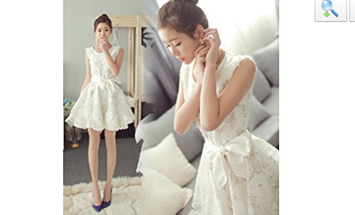 [Kapua] ドレス チュチュ ワンピース プリンセス 花 ウエスト リボン オーガンジー レディース