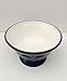 Tuscany Fleur De Lis Pedestal Fruit Bowl Color: Blue