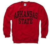 Arkansas State Red Wolves Red Arch Crewneck Sweatshirt
