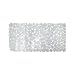InterDesign Blumz Bath Mat, Clear