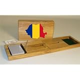 Flag of Romania Cribbage Board Game