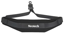 Neotech 1901032 Soft Sax Strap, Black, X-Long, Open Hook