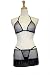 How To Measure Bra Sizes : Exposed By Magic Silk Queen Size Fishnet Bra, Skirt With Fringe And G-string, Black, One Size