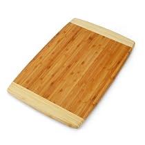 Farberware Two-Tone Bamboo Cutting Board 12-by-18-Inch