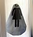 DESIGN DUSCHHAUBE HANG IN THERE GRAU MIT SAUGNAPF