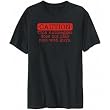 T-Shirt Mens Black " Nutmegger does not play nive with guys " Usa States