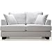 Cuba Fabric Sofa 2 Seater (Ivory)