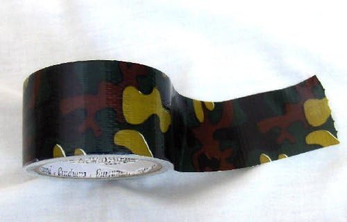 Camo Duct Tape Camp Sticky Seal 2" By 20 Yards (2 Ten Yard Rolls)