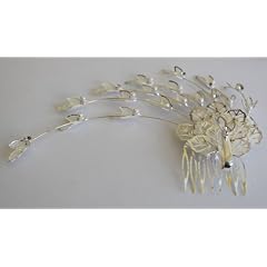 Traumhafter Haarkamm mit Strass & Perlen