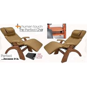 The Perfect Chair Recliner SET - 2 Walnut Manual Recline Bases + Mocha Leather Pads and a... by The Perfect Chair Recliner SET - 2 Walnut Manual Recline Bases + Mocha Leather Pads and a Wedge Spanner Table
