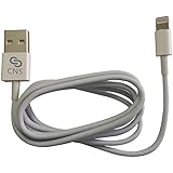 Creanoso Apple Certified Lightning Cable for Iphone 6 (4.7) / Plus (5.5) /5s / 5c / 5, Ipad Air / Mini / Mini2 / Ipad Air / Ipad 4th Generation, Ipod 5th Generation, and Ipod Nano 7th Generation - 8 pin Sync and Data Charger Head - 1m / 3.2ft - White