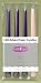 Advent Led Taper Candle Set - 3 Purple - 1 Pink
