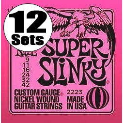 Ernieball Super Slinky(2223)×12セット アーニーボール エレキギター弦