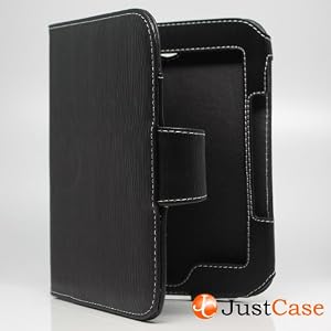 Click for larger image JustCase PU Case for Barns & Noble Nook (Black)