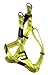 Reflective Step-in Adjustable Harness for Small Dogs; matching collar and lead available, Yellow