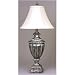 Living Well 4078AG Antique Gold Table Lamp with Brussel Shade