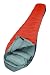 Lafuma Warm n' Light 1600G Down 10-Degree Sleeping Bag - Orange/Deep Grey (Left Zip)