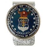 Hand Enameled Us Air Force Military Coin Money Clip With Presentation ...