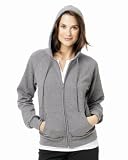 Bella Women's Full-Zip Raglan Hoodie B7007