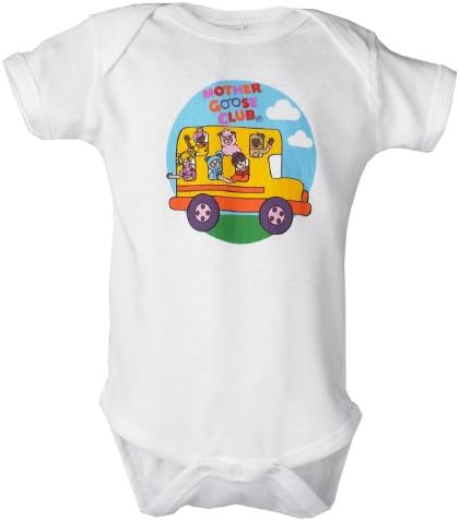Mother Goose Club Infant Onesie-1 yr-White