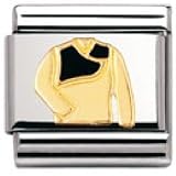 Nomination Composable Classic DAILY LIFE 1 Edelstahl, Email und 18K-Gold (Motorradjacke) 030242 Nomination Composable Classic DAILY LIFE 1 Edelstahl, Email und 18K-Gold (Motorradjacke) 030242
