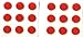 Jillily Studio Poke-A-Dots Sticky Thimbles Self Adhesive Thimble Fingertip Pads (18 dots) In A Cute Re-usable Tin