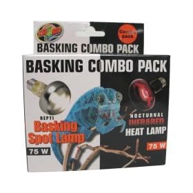 Zoo Med Laboratories SRC-1 Day/Night Light Combo Pack 75 Watt