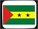 Sao Tome e Principe Decorated Mouse Pad