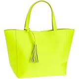 Loxwood Ramita MM Cuir Croc Fluo, Cabas