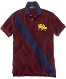 Polo Ralph Lauren Mens Classic-Fit Sash Dual Match Pony Polo, Classic Wine