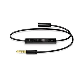iLuv iEA15blk Remote Adapter for Earbuds & Headphones by iLuv