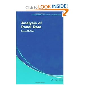 Analysis of Panel Data and