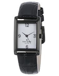 kate spade new york Womens 1YRU0209 Black Embossed Alligator Cooper Strap Watch