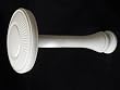 4-1/2" White Holdback for Drapery [CAPITOL CITY LUMBER]