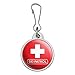 Ski Patrol with Cross Jacket Handbag Purse Luggage Backpack Zipper Pull Charm