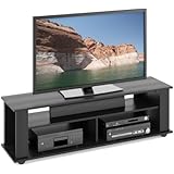 CorLiving TBF-605-B Bakersfield Ravenwood TV/Component Stand, Black