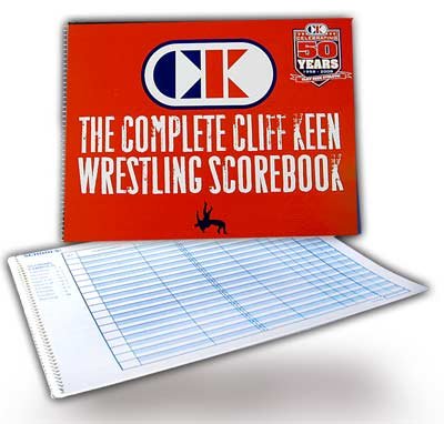 Offiicial Cliff Keen Wrestling Scorebook
