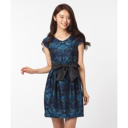 ローズティアラ（Rose Tiara） 全2色【Rose Tiara Jewel】レインボーオーナメントジャガードワンピース