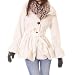 Damen Mantel Gr.38/M Creme Damenmantel Neu Jacke