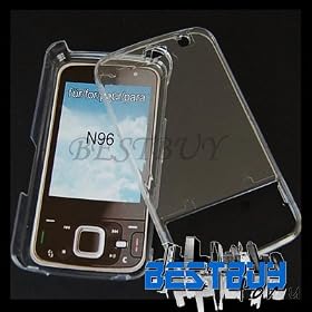 Edelectronic CLEAR crystal Back hard case cover skin for Nokia N96